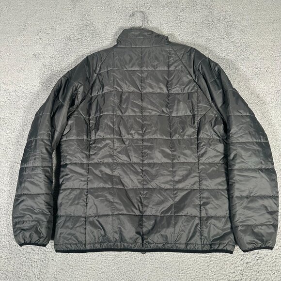 UPS Jacket Womens Large Gray Uniform Employee Full Zip Puffer Winter - Picture 9 of 9